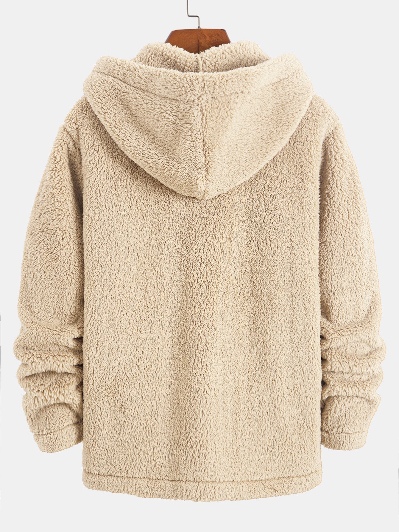 Teddy™ Fleece Button Up Hooded Coat