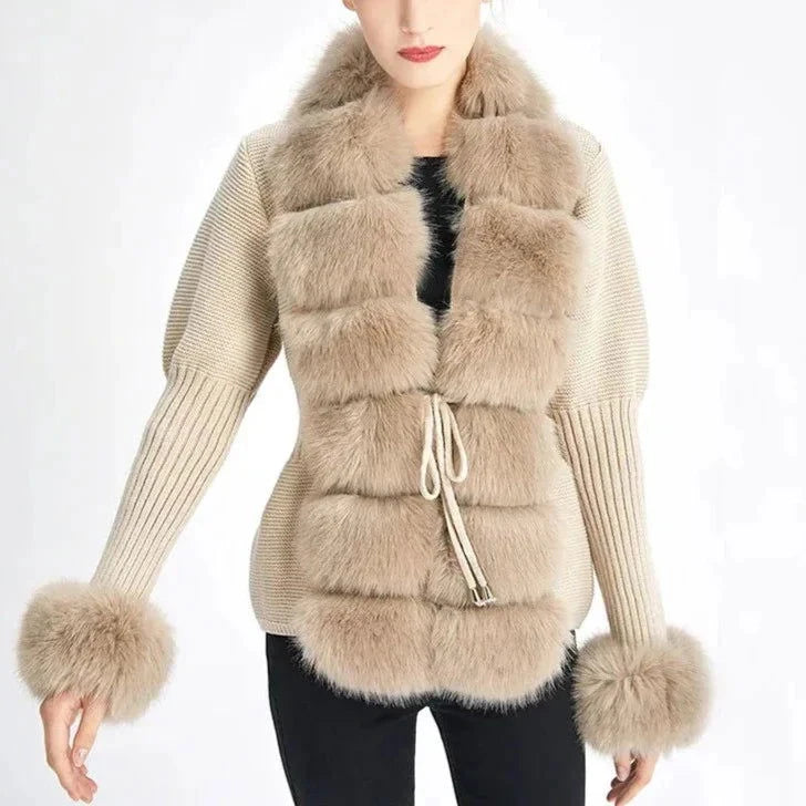 Giulia Fur Cardigan - northshorefashion