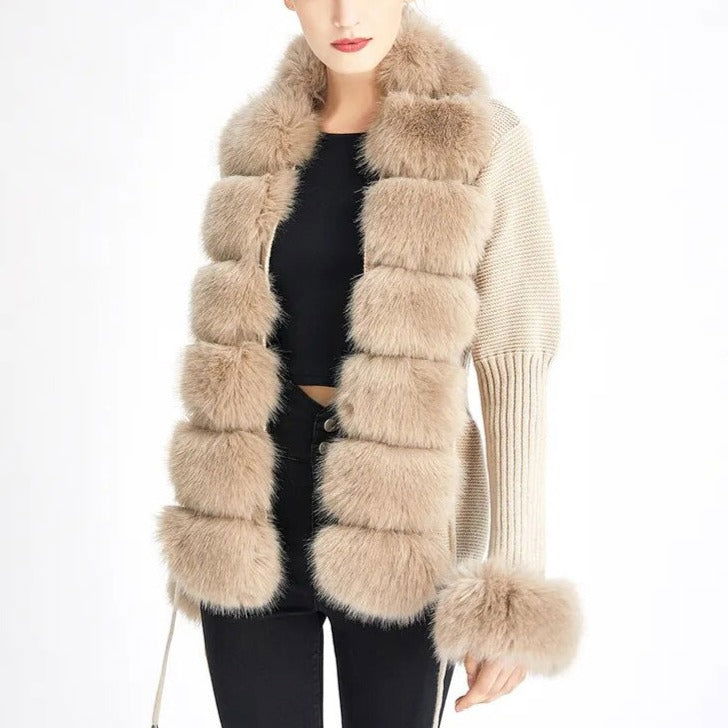 Giulia Fur Cardigan - northshorefashion