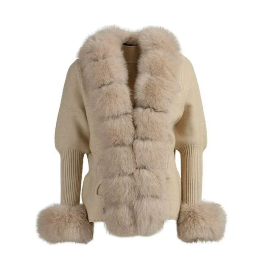 Giulia Fur Cardigan - northshorefashion