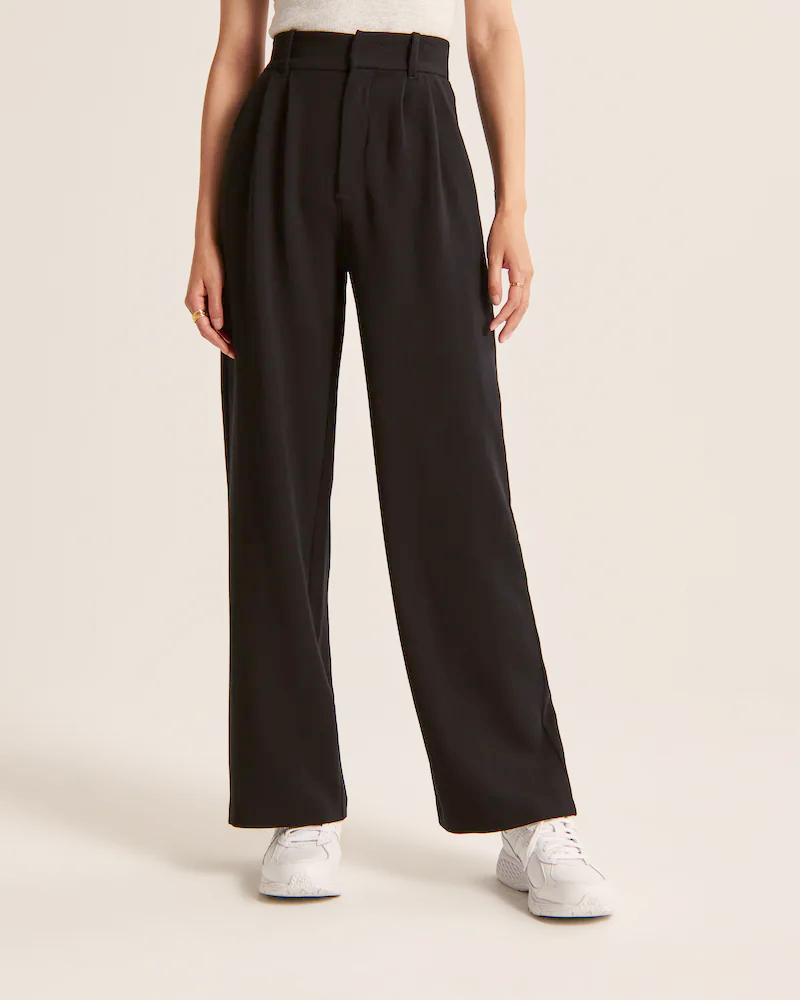 Tailored Wide-Leg Pants - northshorefashion