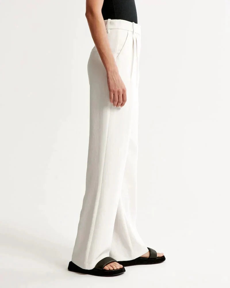 Tailored Wide-Leg Pants - northshorefashion