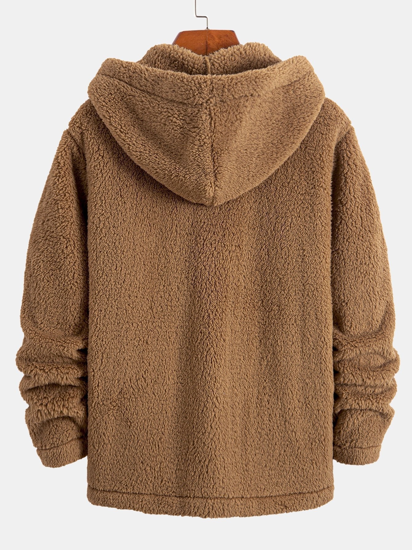 Teddy™ Fleece Button Up Hooded Coat